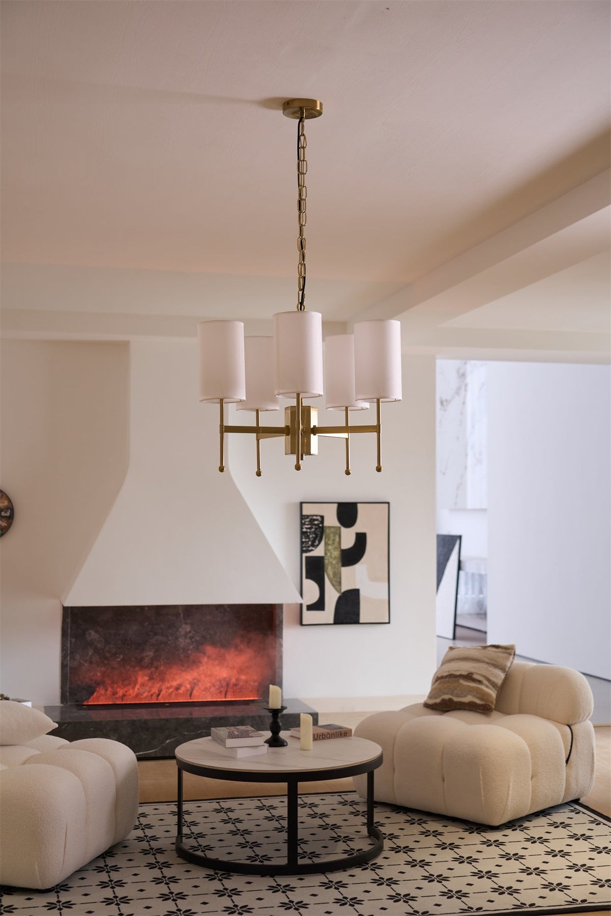 Brilliancess Brass Chandelier