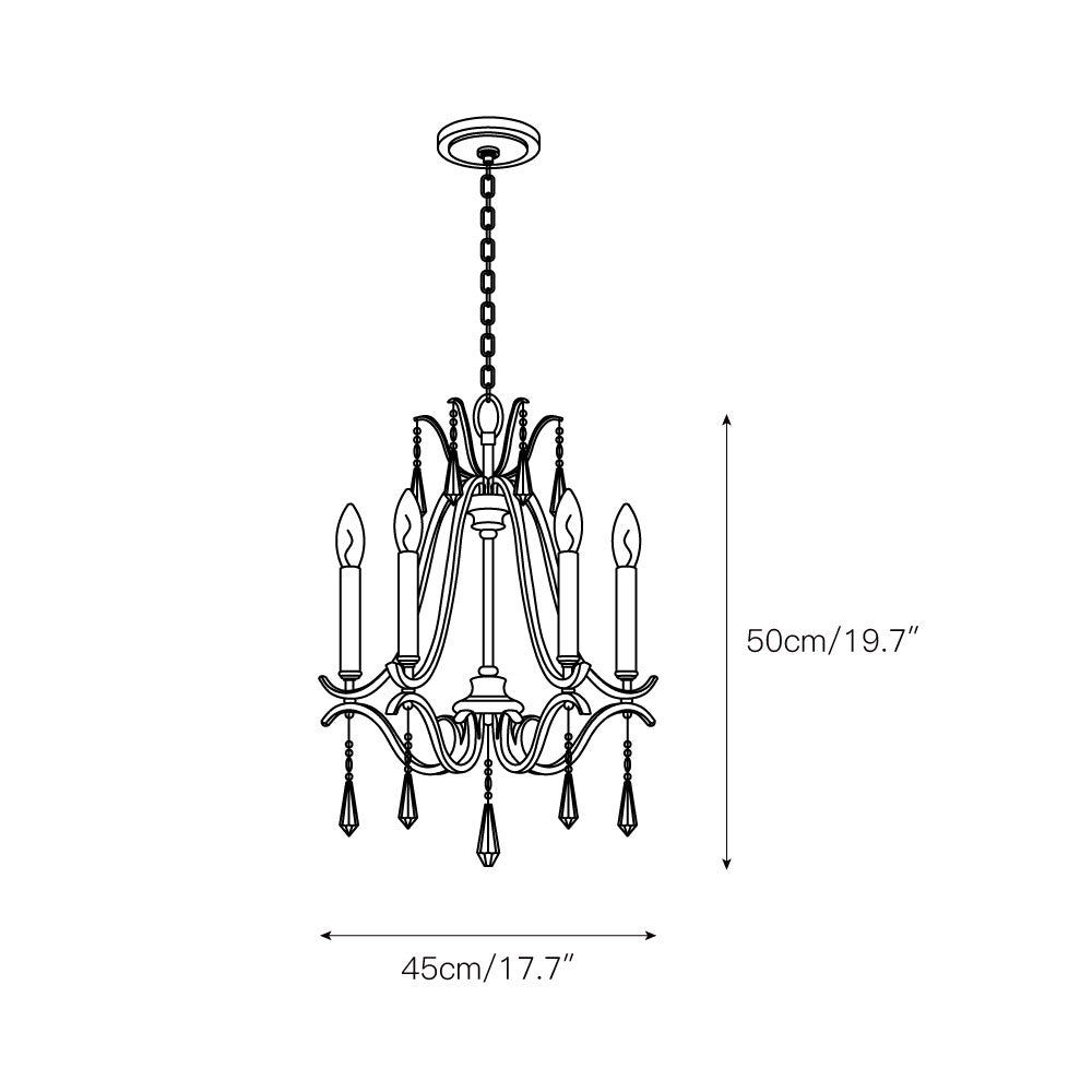Brio Crystal Chandelier - view 3