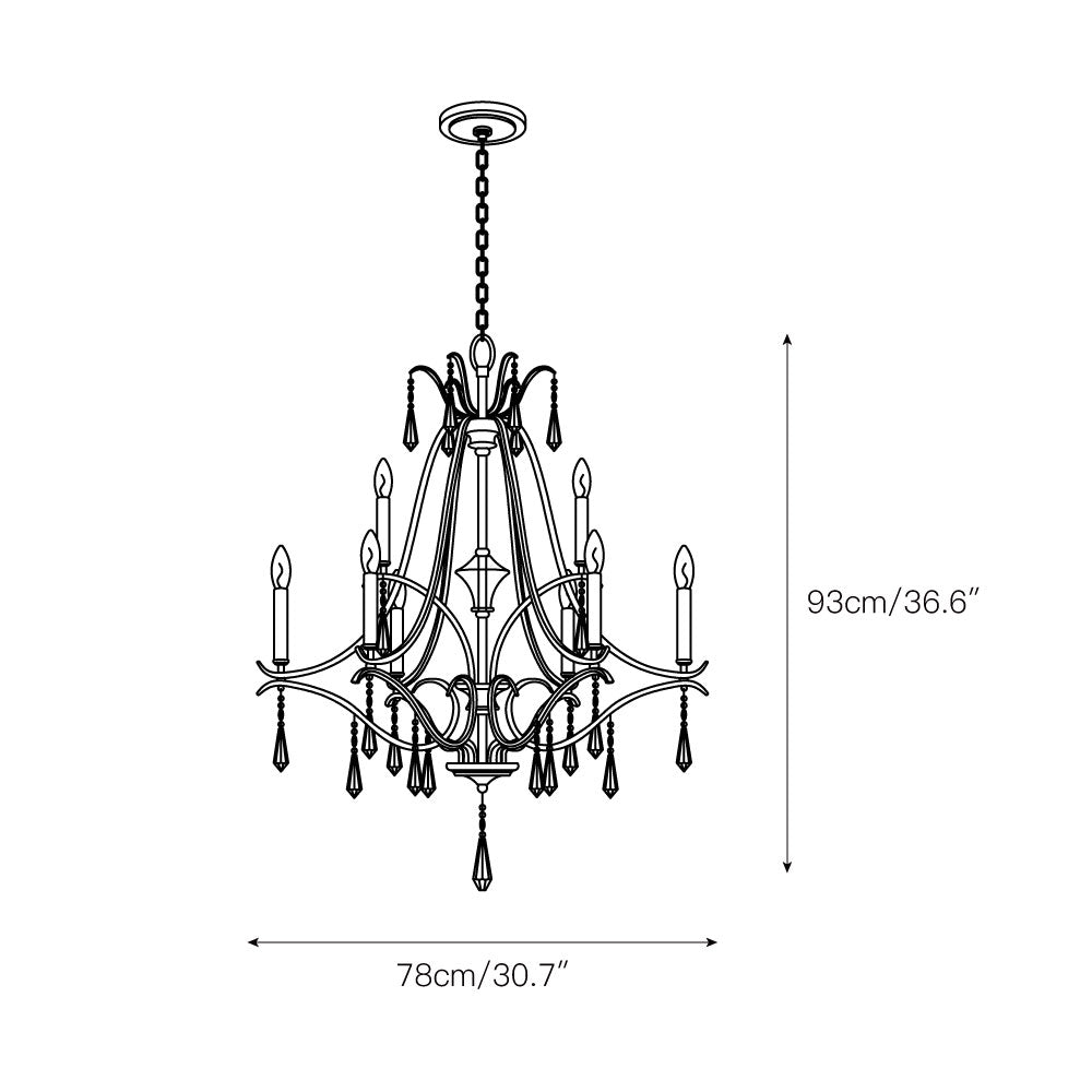 Brio Crystal Chandelier - view 5