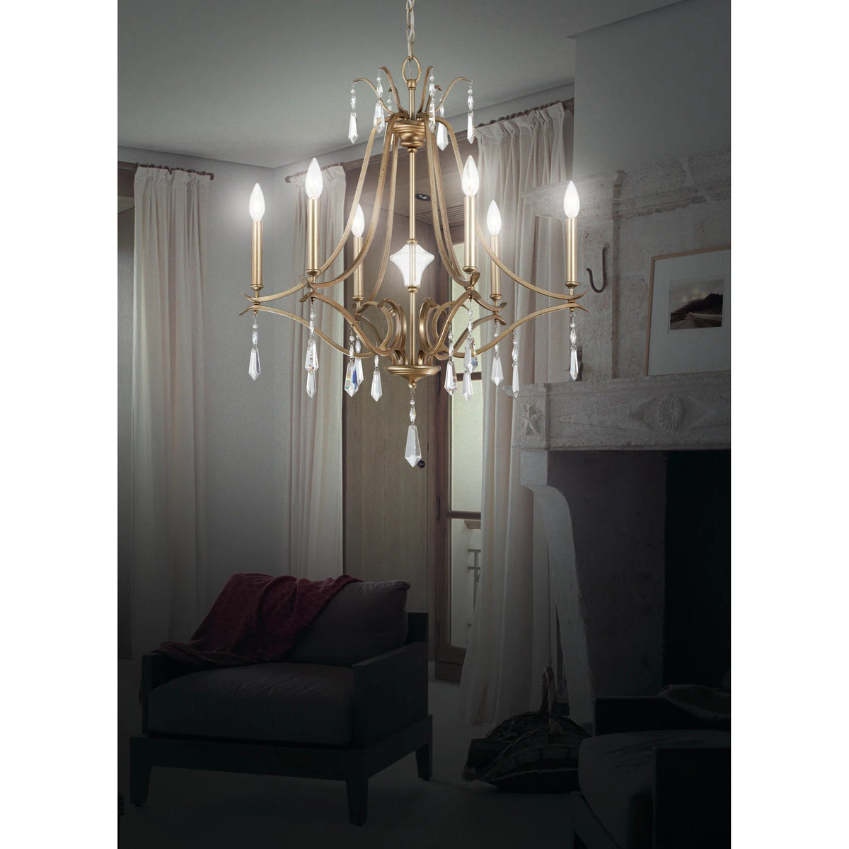 Brio Crystal Chandelier - view 19