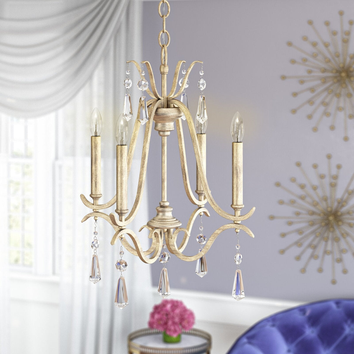 Brio Crystal Chandelier - view 2