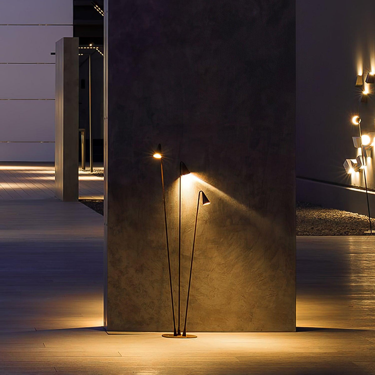 Bellflower Outdoor Floor Lamp - view 3