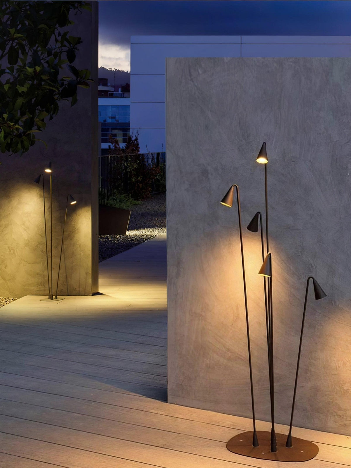 Bellflower Outdoor Floor Lamp - view 5