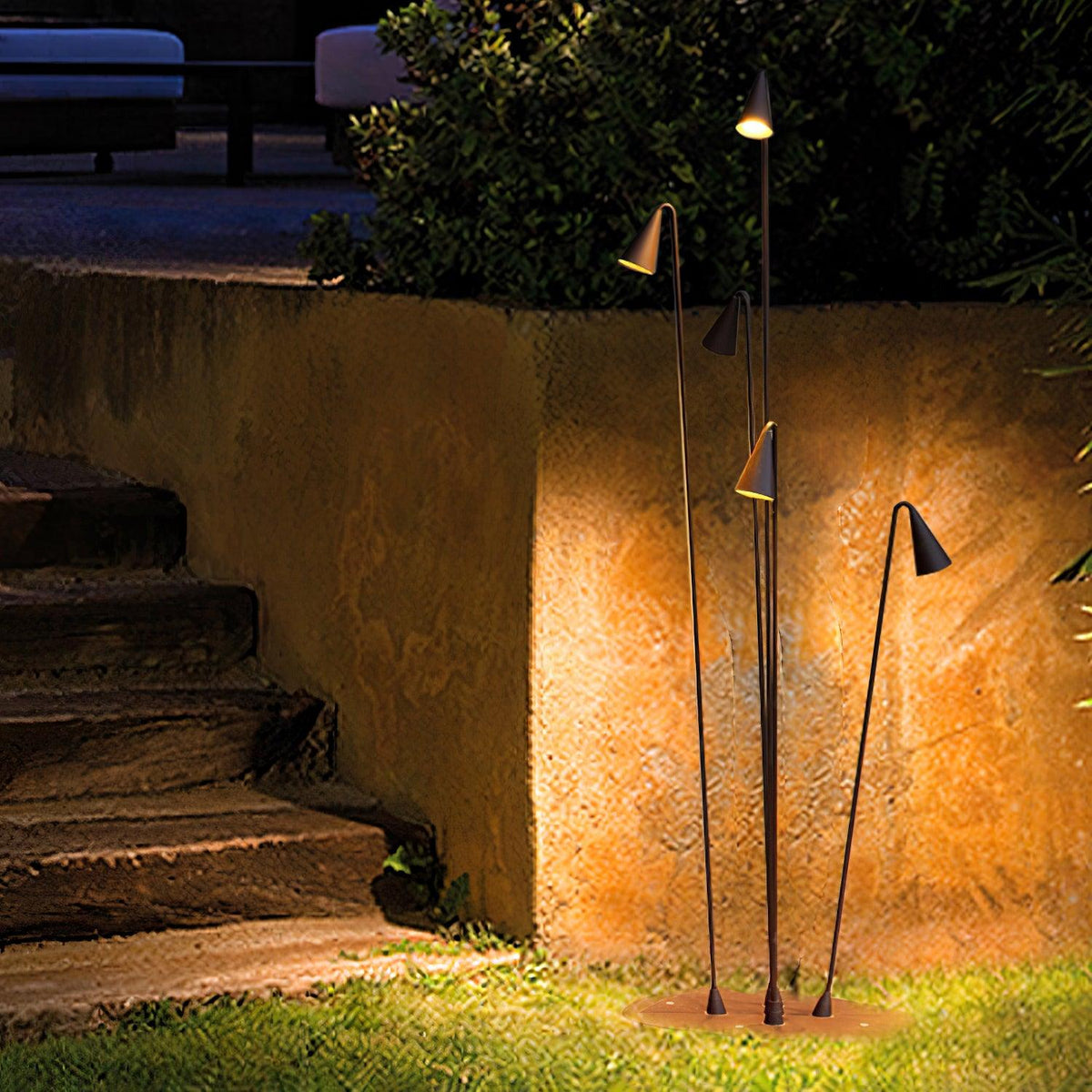 Bellflower Outdoor Floor Lamp - view 2
