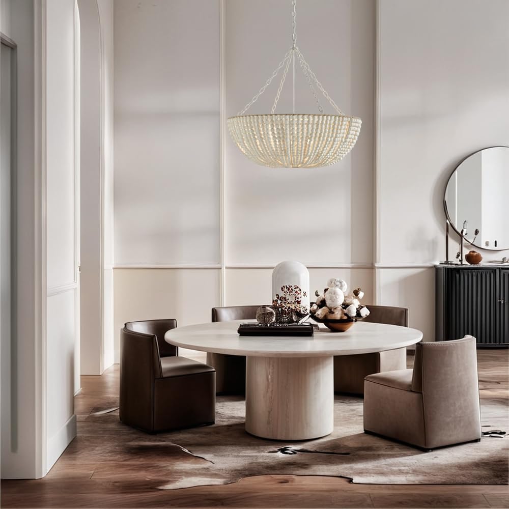 Lana Wood Beaded Chandelier - view 7