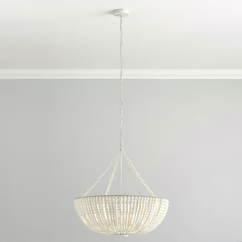 Lana Wood Beaded Chandelier - view 19