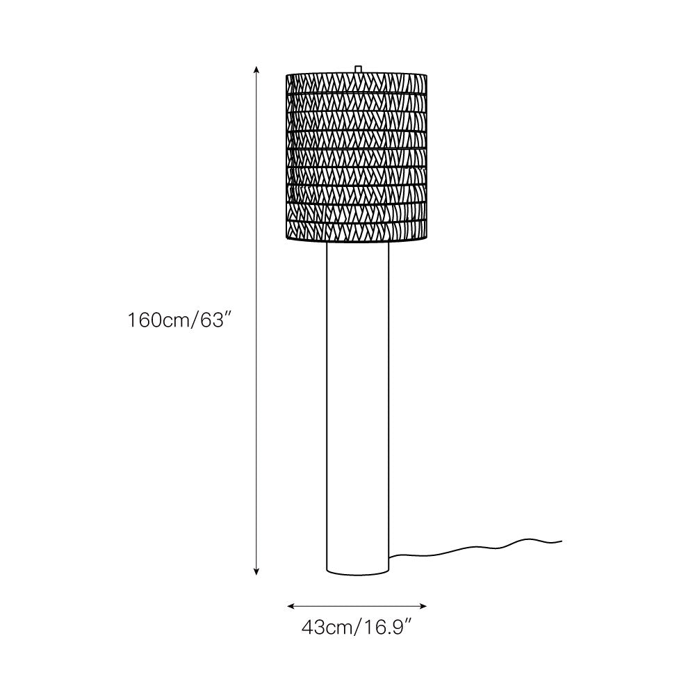 Brodie Wood Floor Lamp - view 3