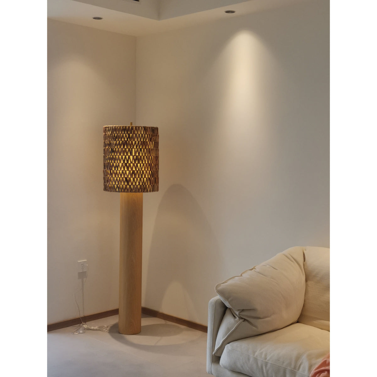 Brodie Wood Floor Lamp - view 17