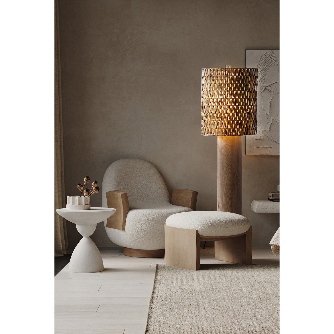 Brodie Wood Floor Lamp - view 16