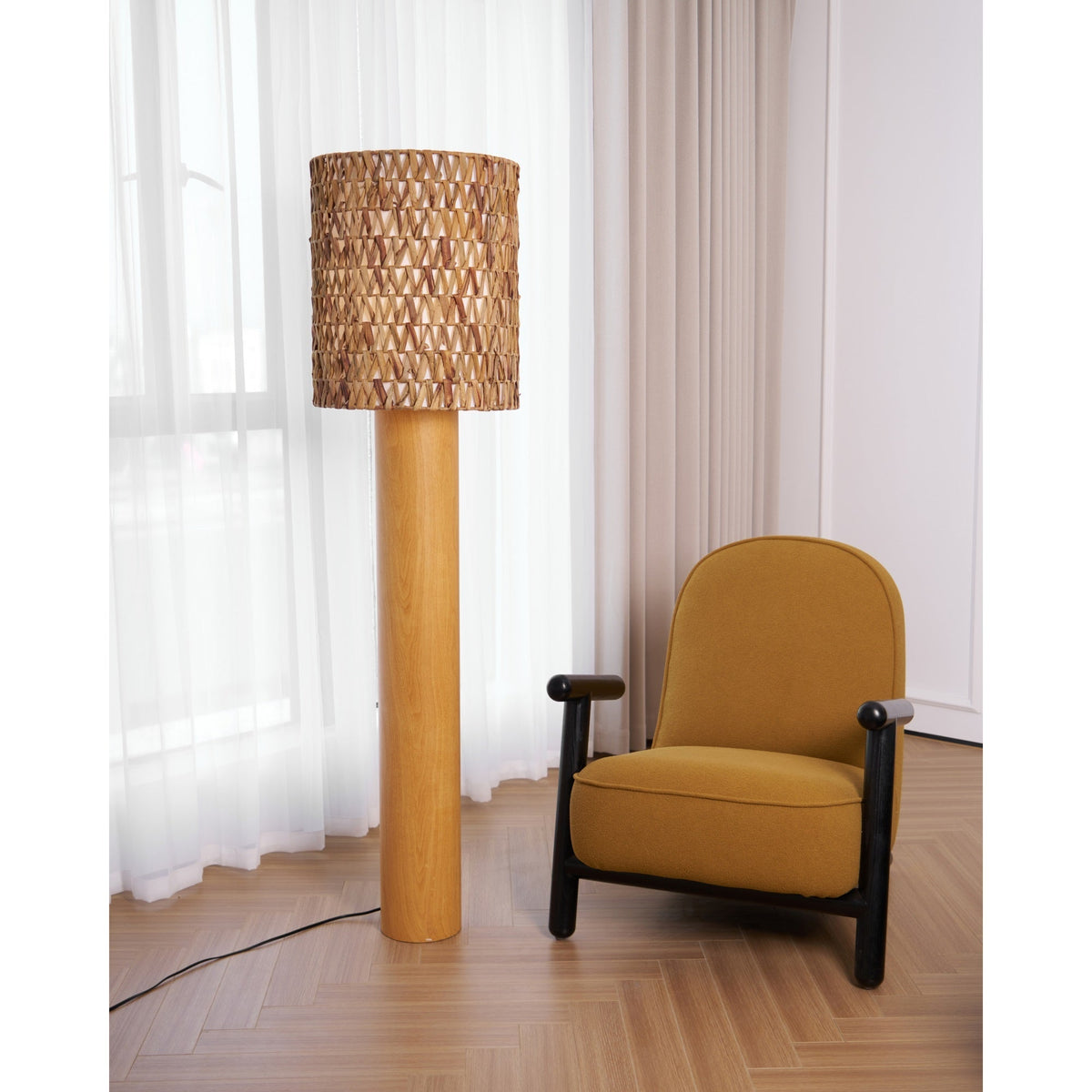 Brodie Wood Floor Lamp - view 11