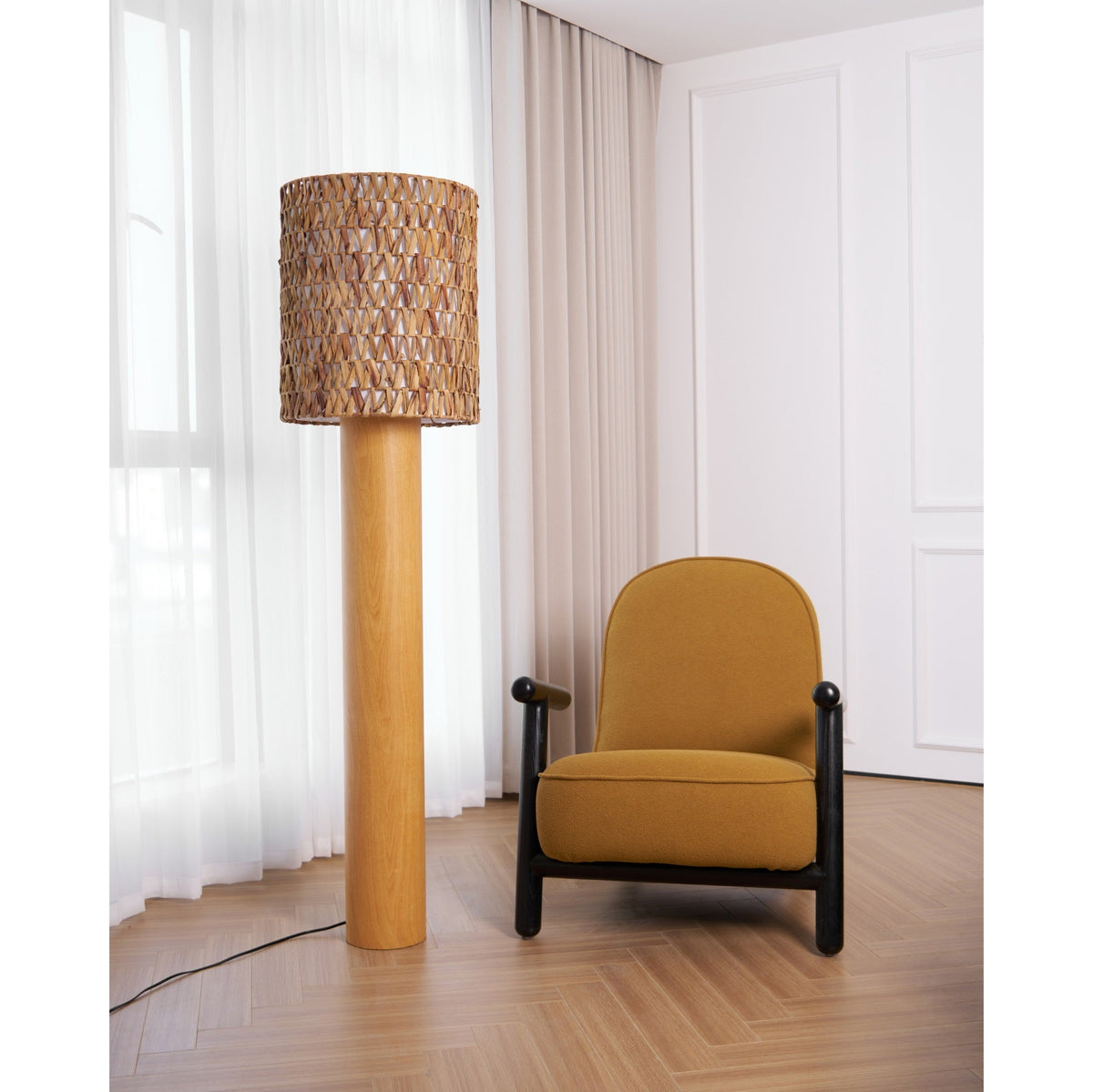 Brodie Wood Floor Lamp - view 12