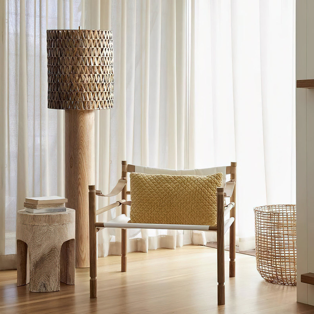 Brodie Wood Floor Lamp - view 4