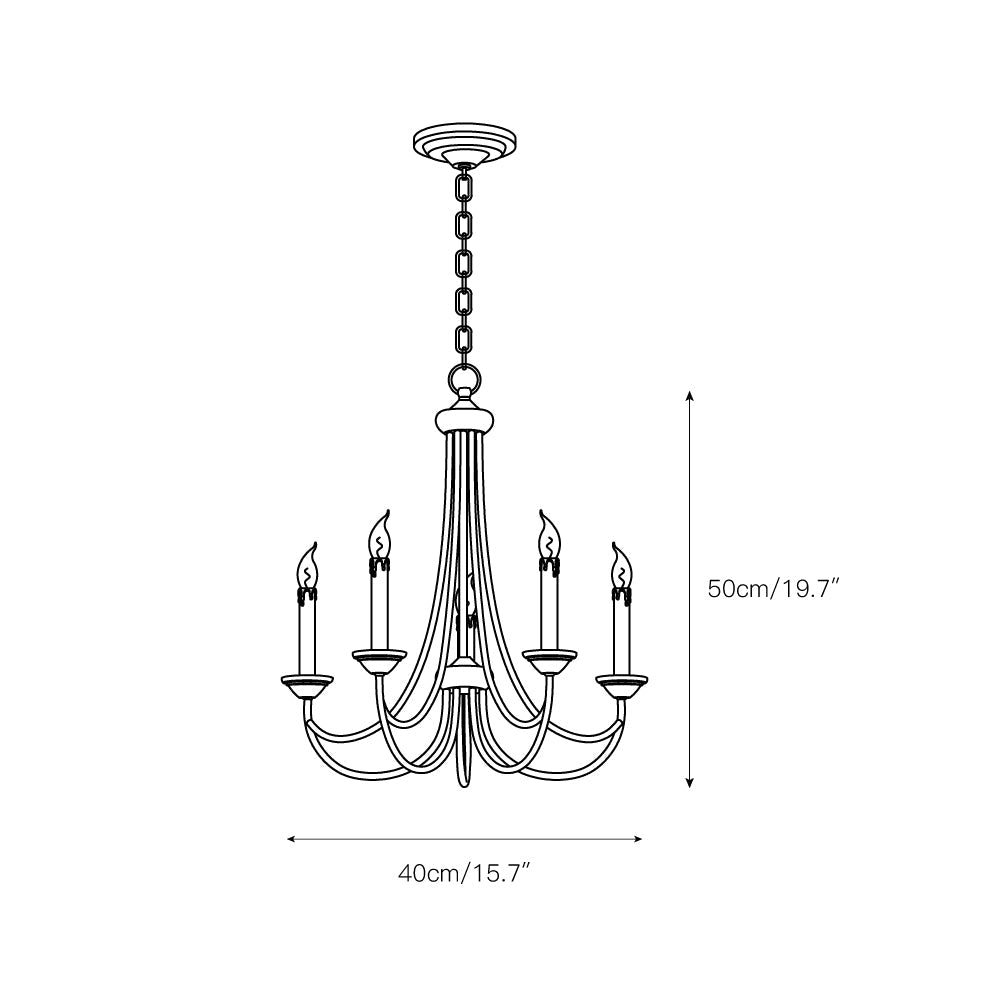 Brooks Chandelier - view 4