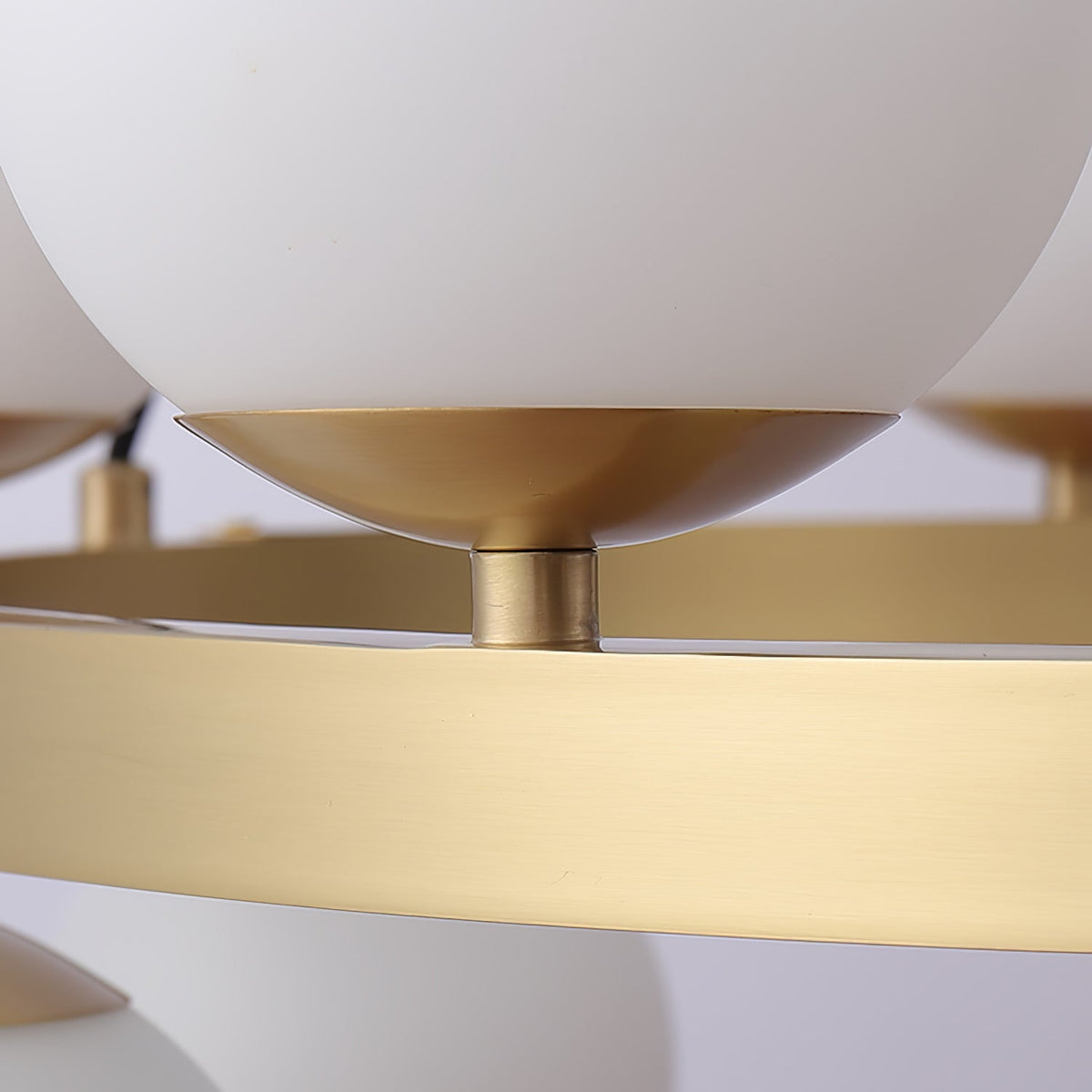 Bubbles Brass Ring Chandelier - view 8