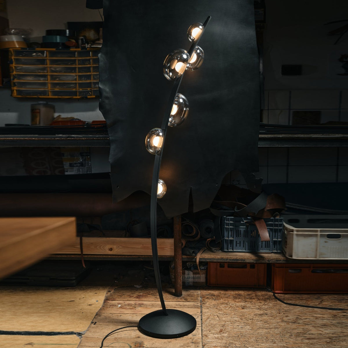 Bubbles Glass Floor Lamp - view 7