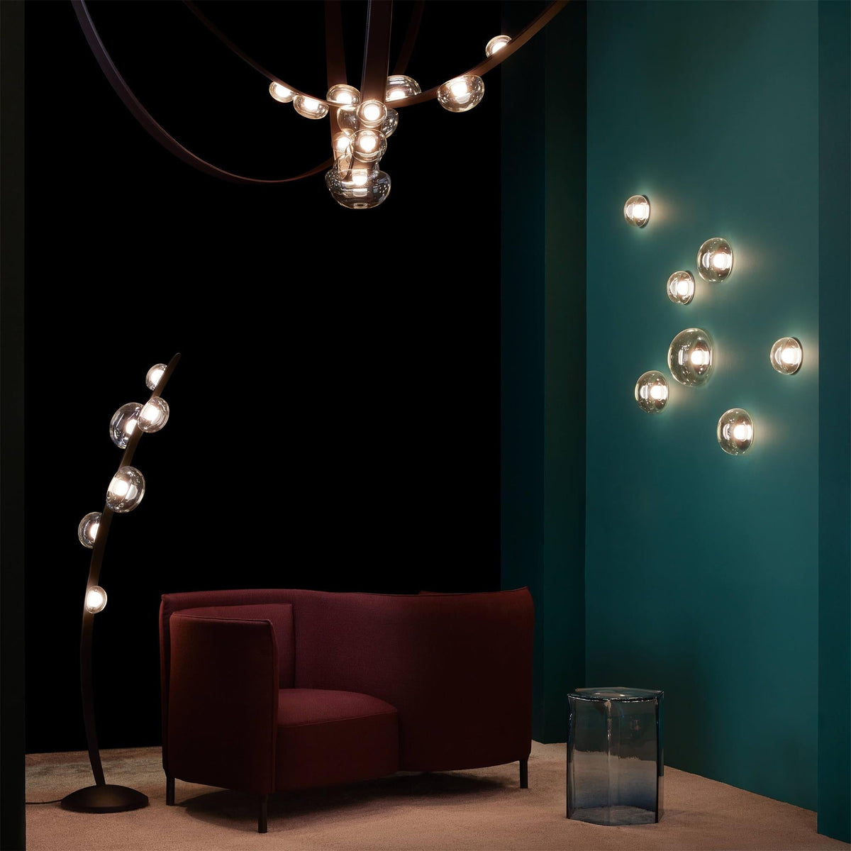 Bubbles Glass Floor Lamp - view 10