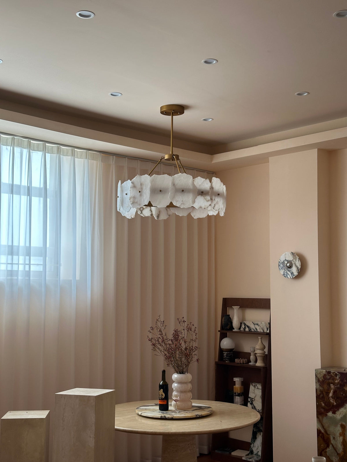 Burton Alabaster Chandelier