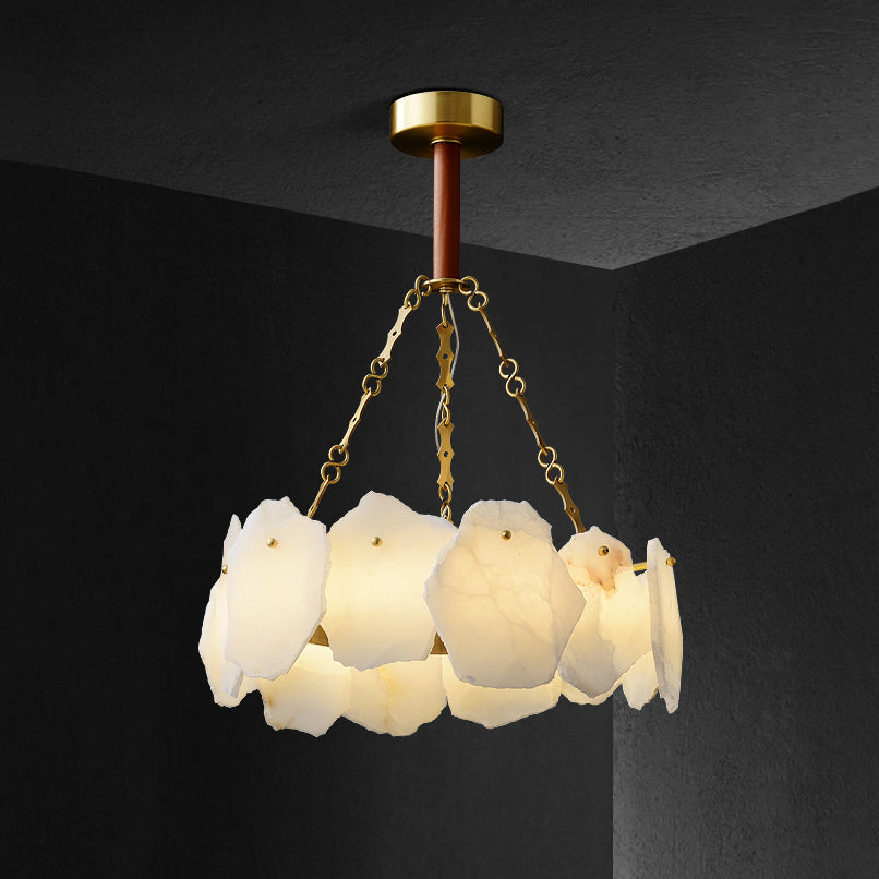 Burton Marble Round Chandelier - view 20