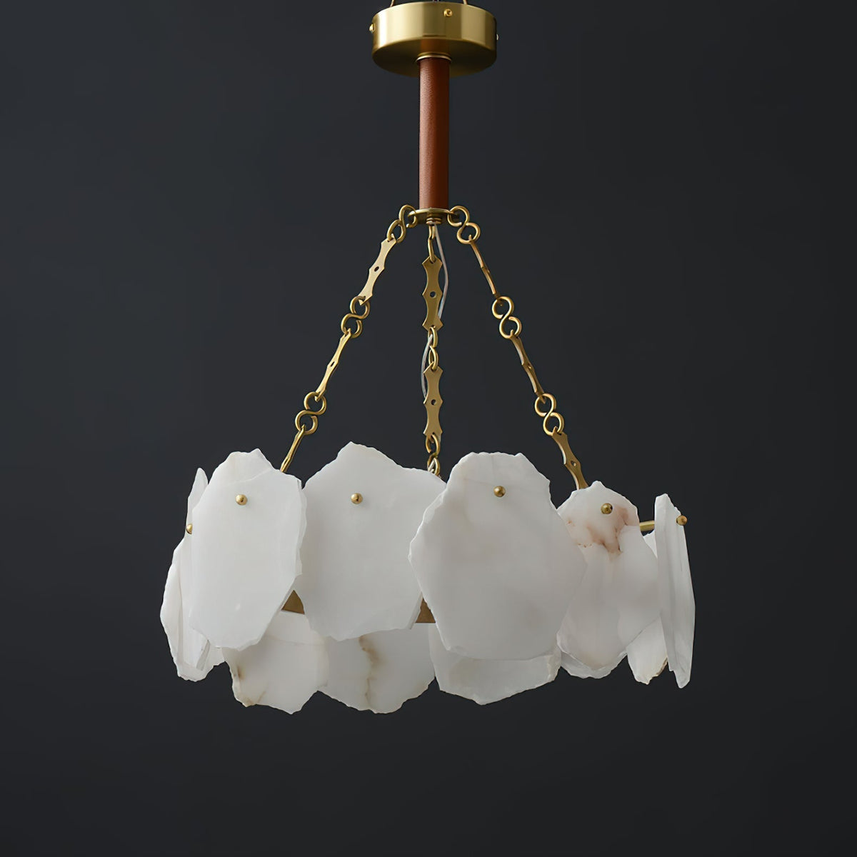 Burton Marble Round Chandelier - view 22