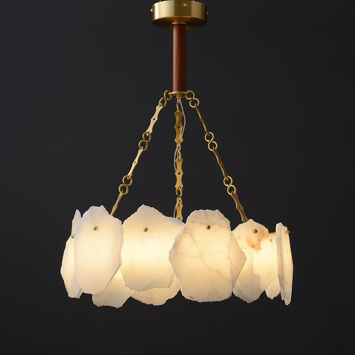 Burton Marble Round Chandelier - view 23