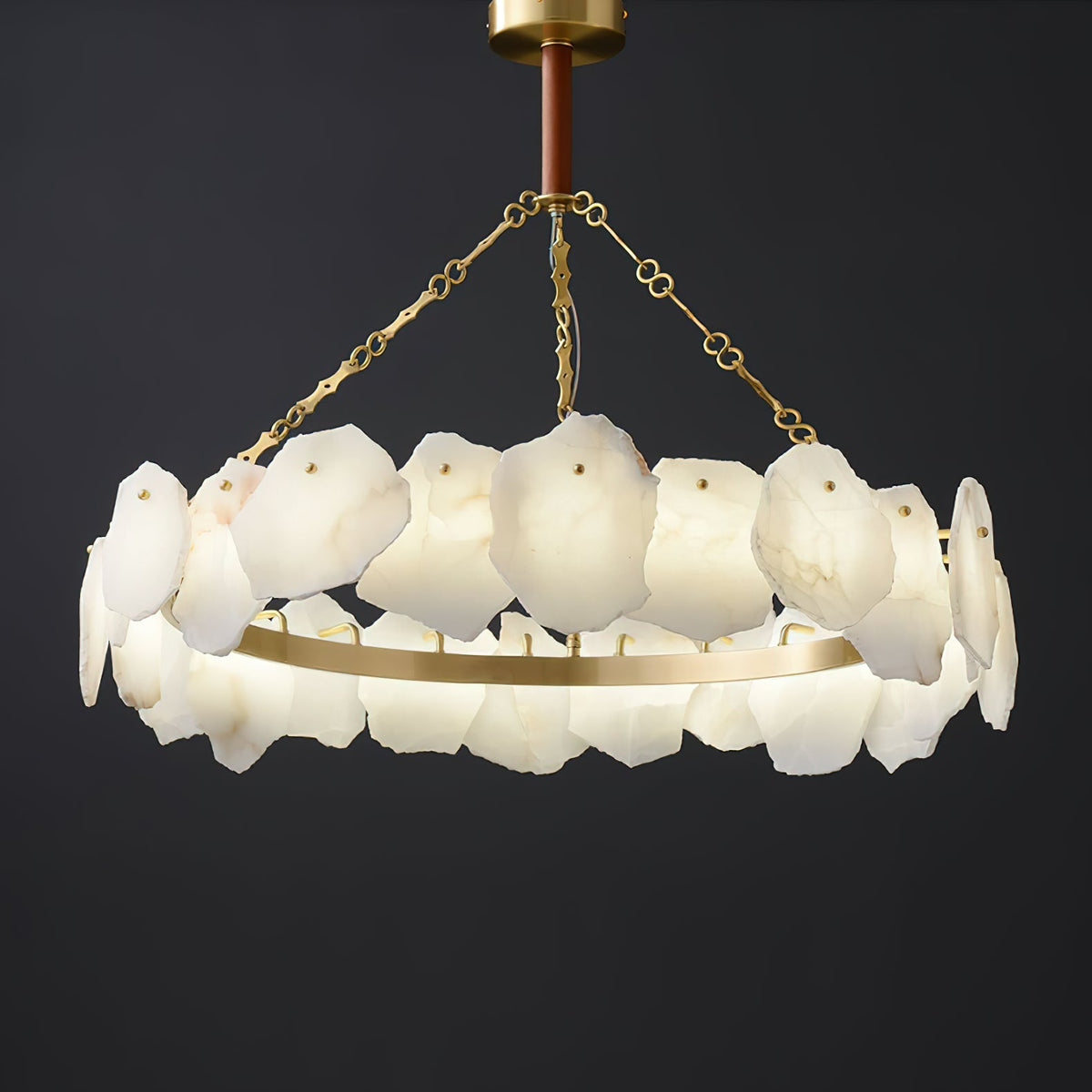 Burton Marble Round Chandelier - view 24