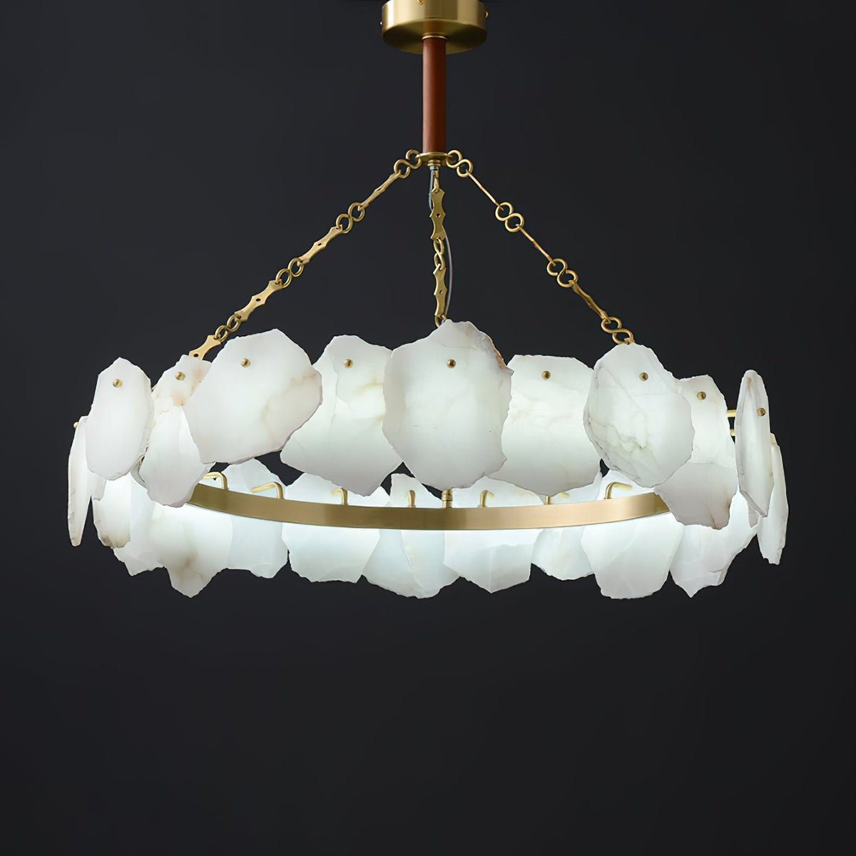 Burton Marble Round Chandelier - view 25