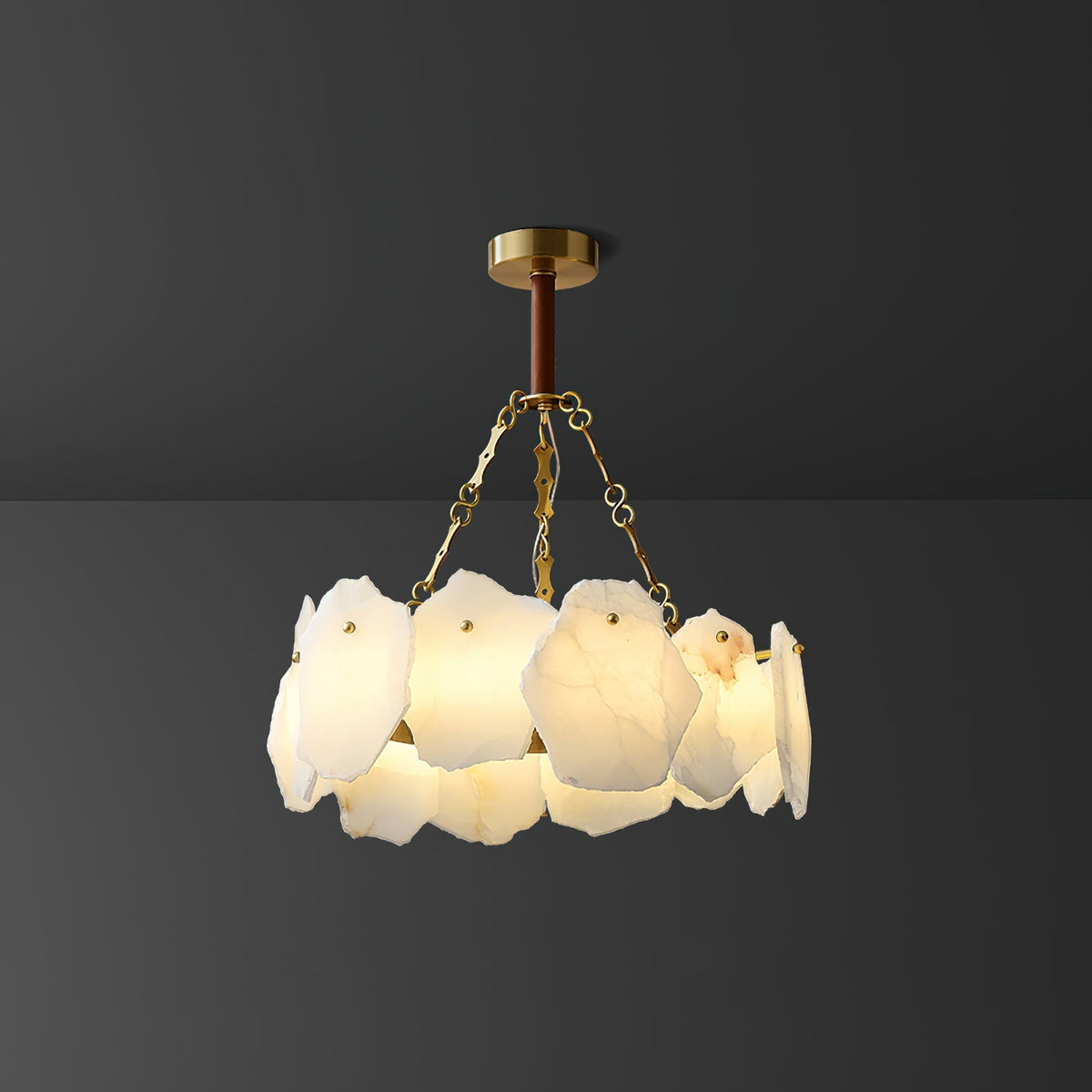 Burton Marble Round Chandelier - view 26