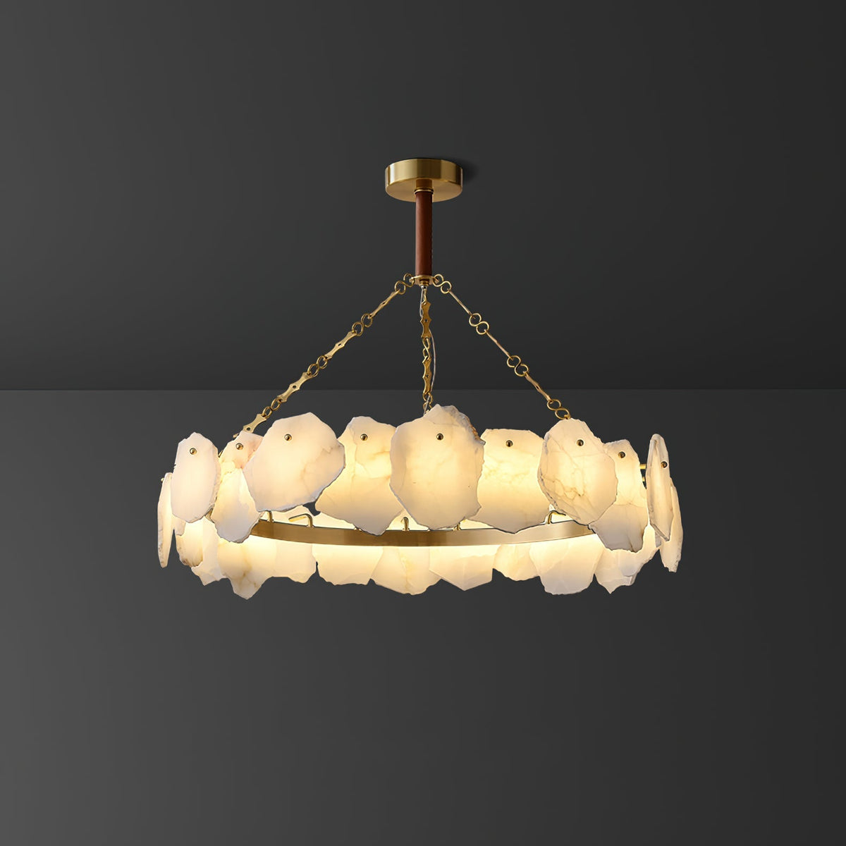 Burton Marble Round Chandelier - view 27