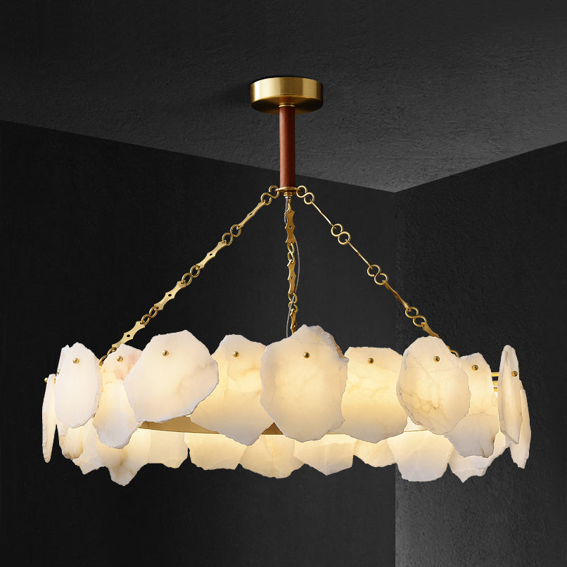 Burton Marble Round Chandelier - view 21