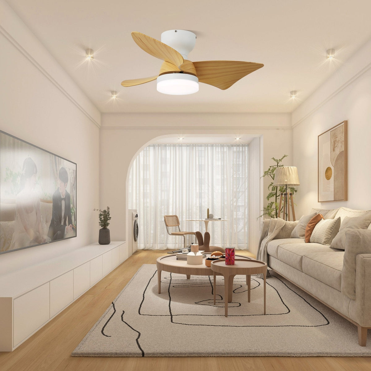 Calix 28" Ceiling Fan Light