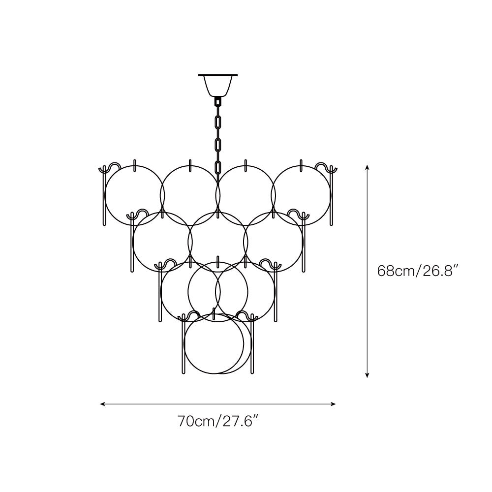 Camisa Murano Glass Chandelier - view 3