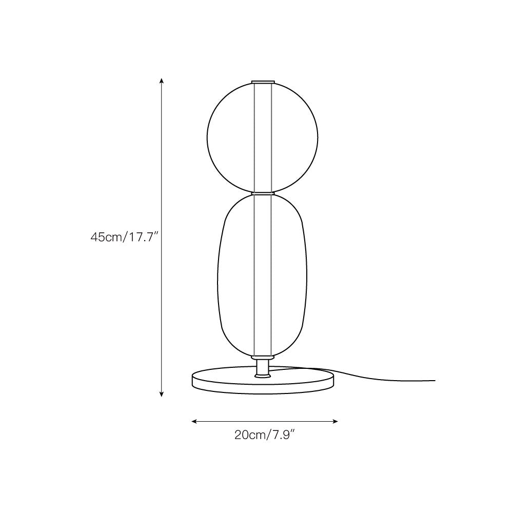 Candied Glass Table Lamp - view 3
