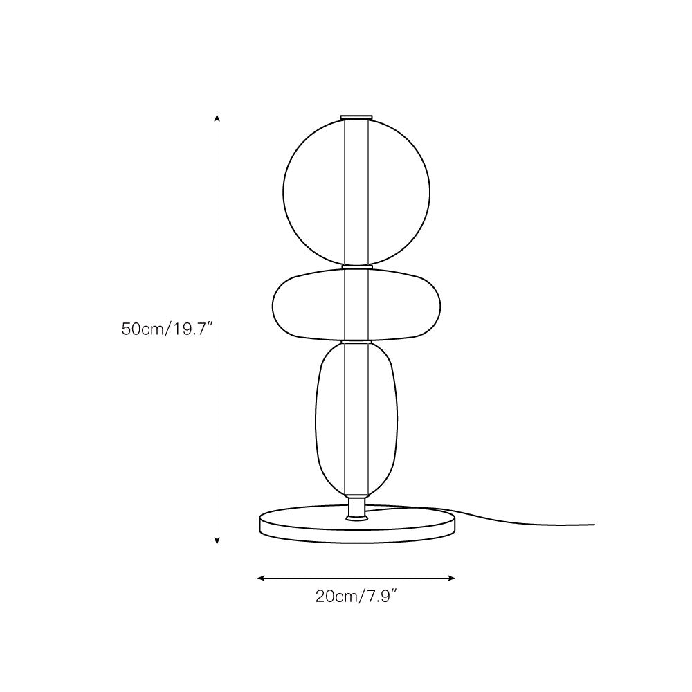 Candied Glass Table Lamp - view 4