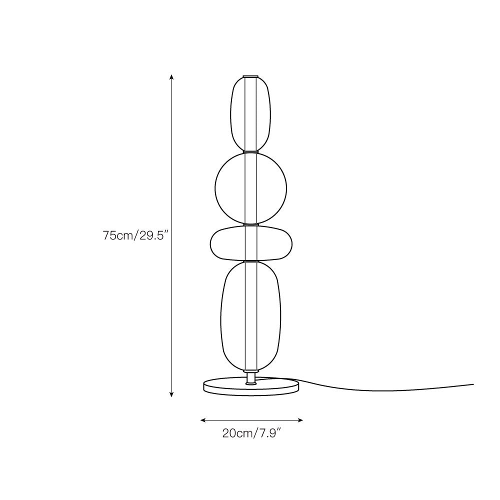 Candied Glass Table Lamp - view 5