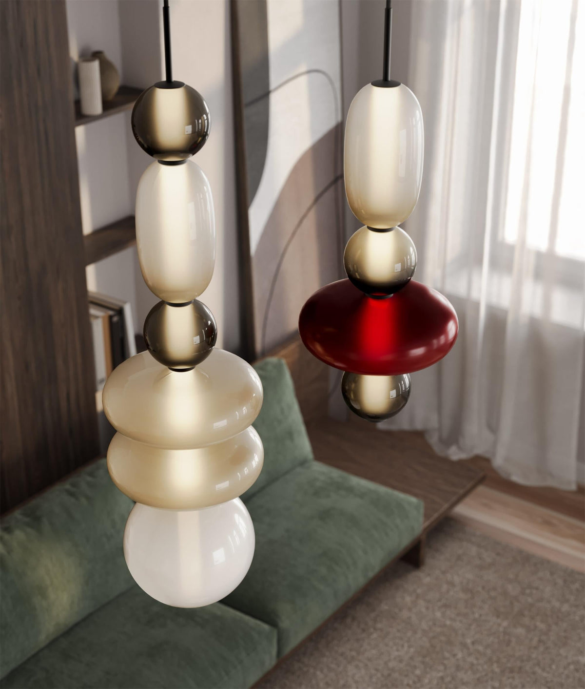 Candied Glass Combo Chandelier - view 11