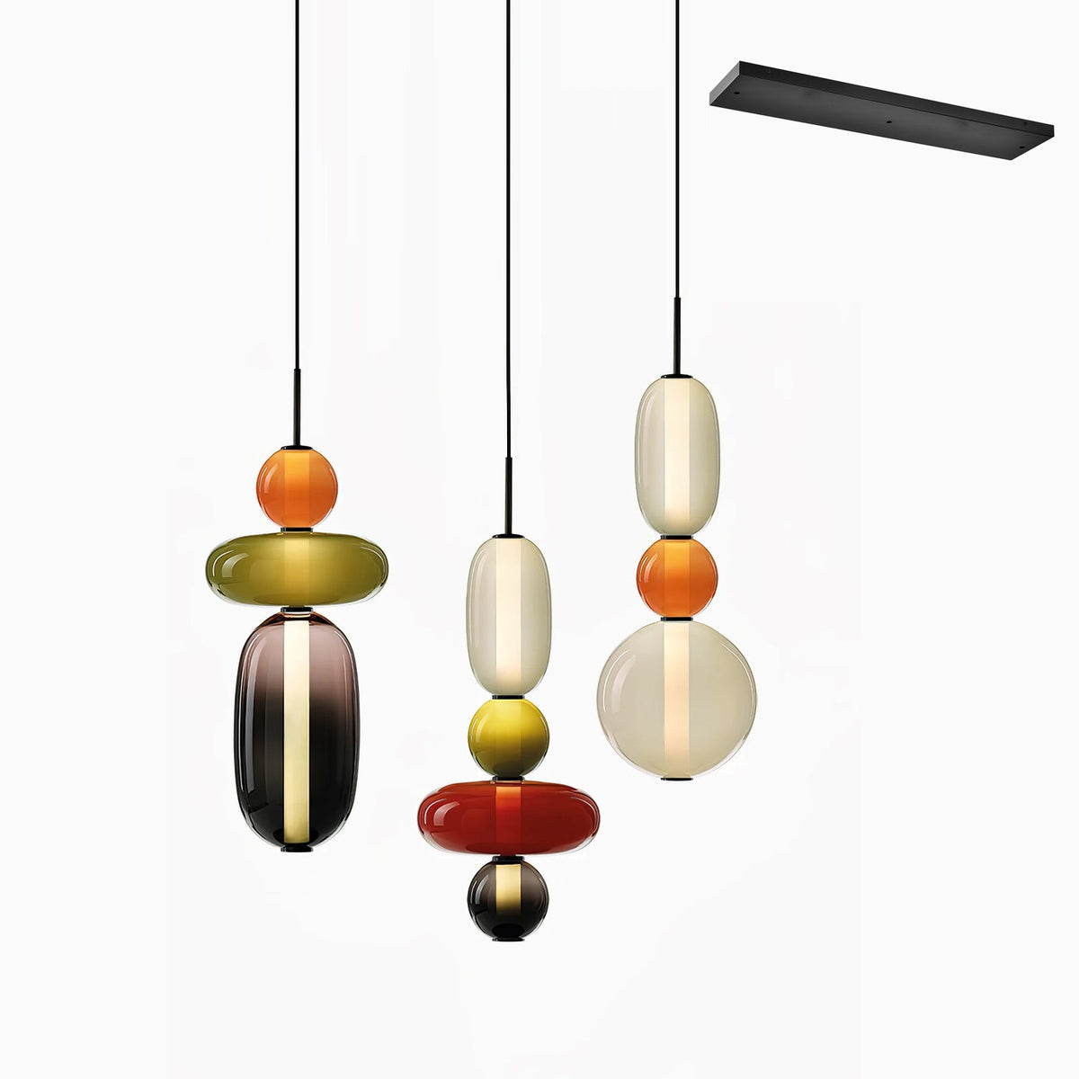 Candied Glass Combo Chandelier - view 21