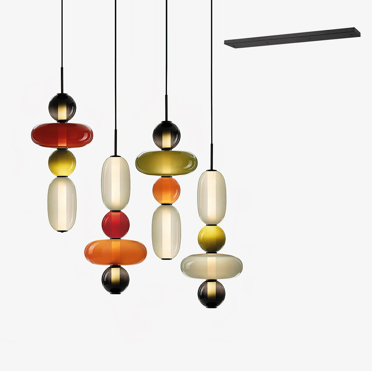 Candied Glass Combo Chandelier - view 26