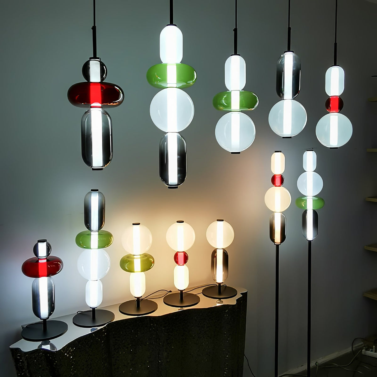 Candied Glass Floor Light - view 9