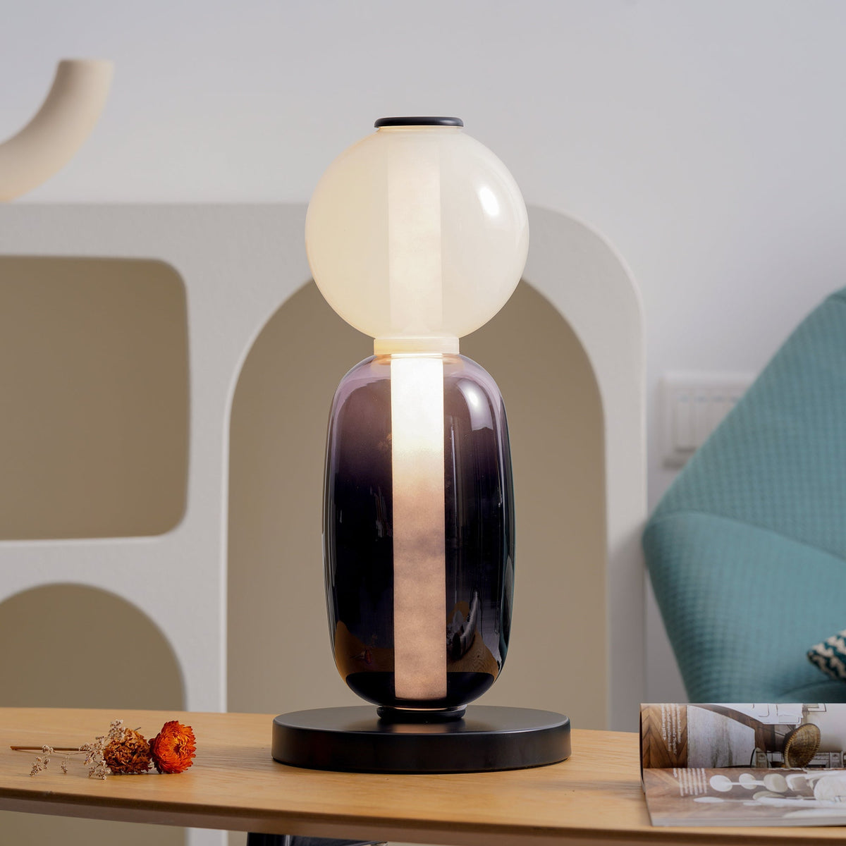 Candied Glass Table Lamp - view 2
