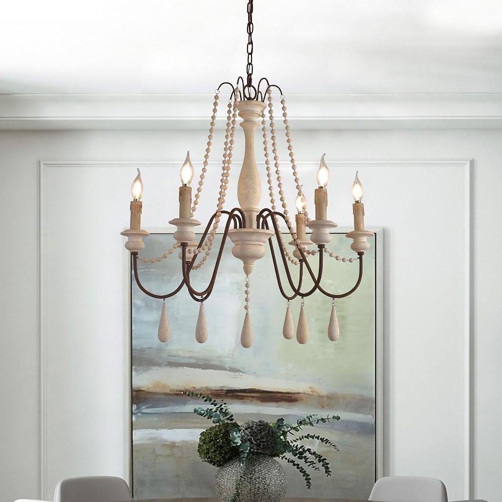 Candle Style Beaded Chandelier - view 9