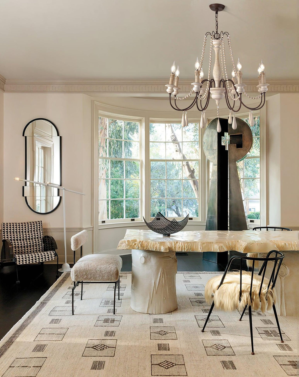 Candle Style Beaded Chandelier - view 19