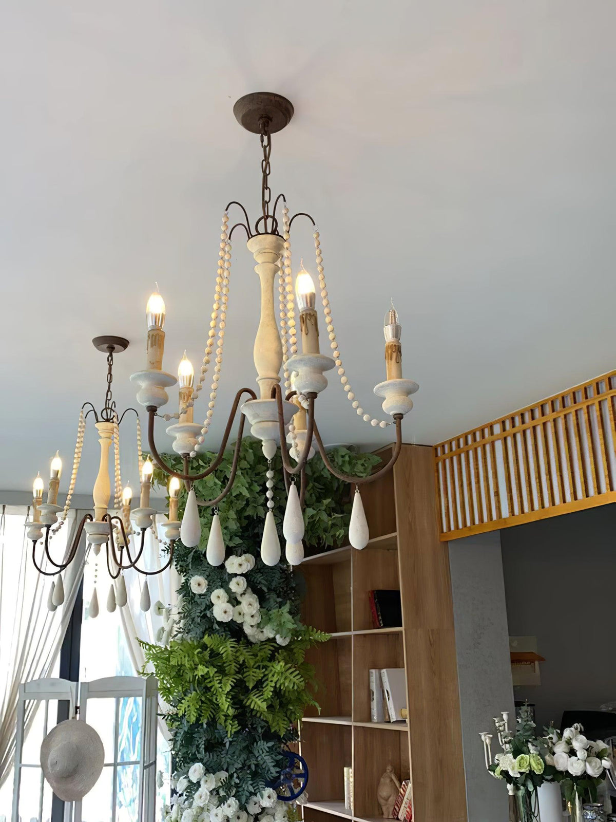 Candle Style Beaded Chandelier - view 26