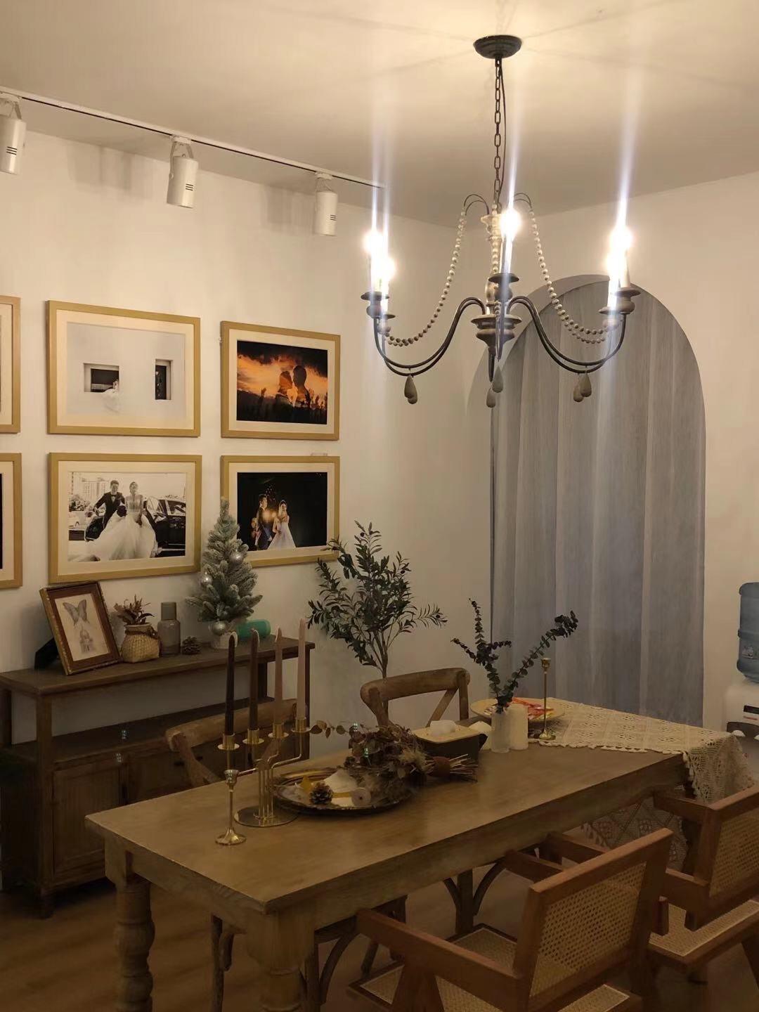 Candle Style Beaded Chandelier - view 27