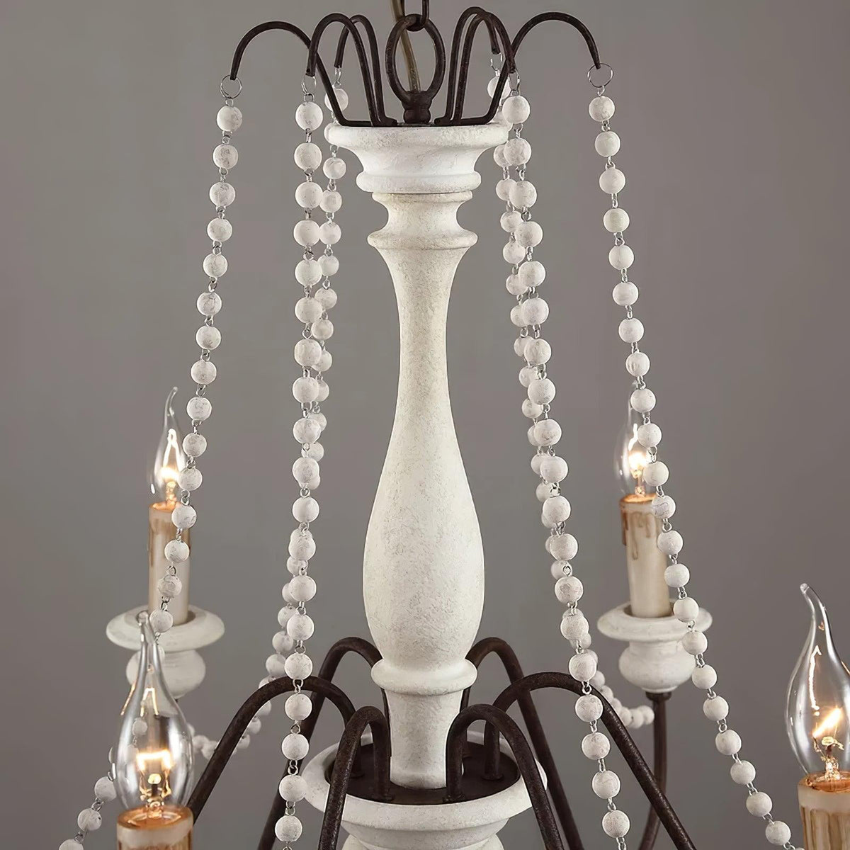 Candle Style Beaded Chandelier - view 36