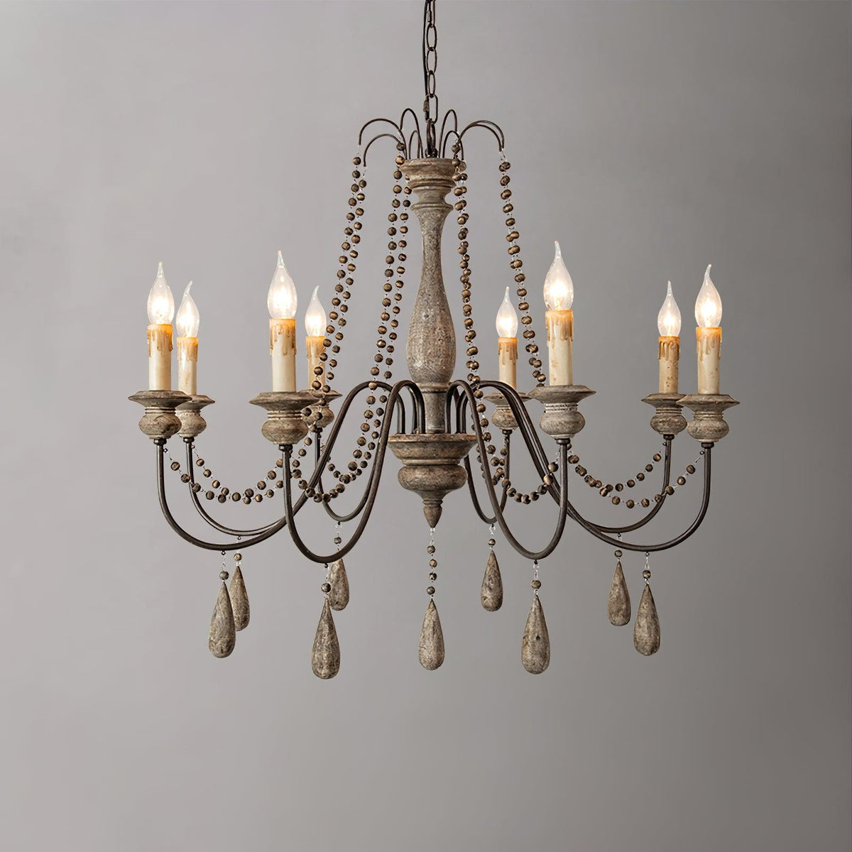 Candle Style Beaded Chandelier - view 16