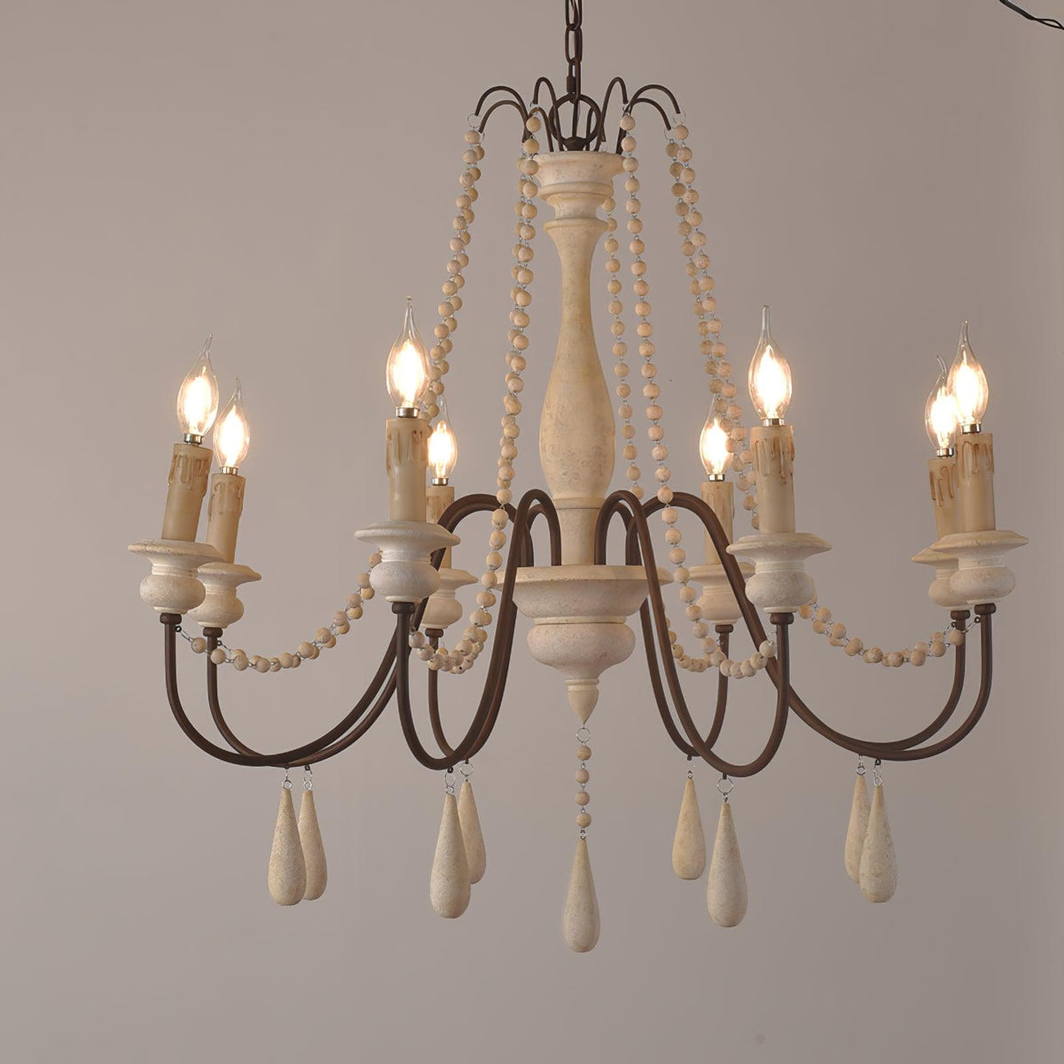 Candle Style Beaded Chandelier - view 18
