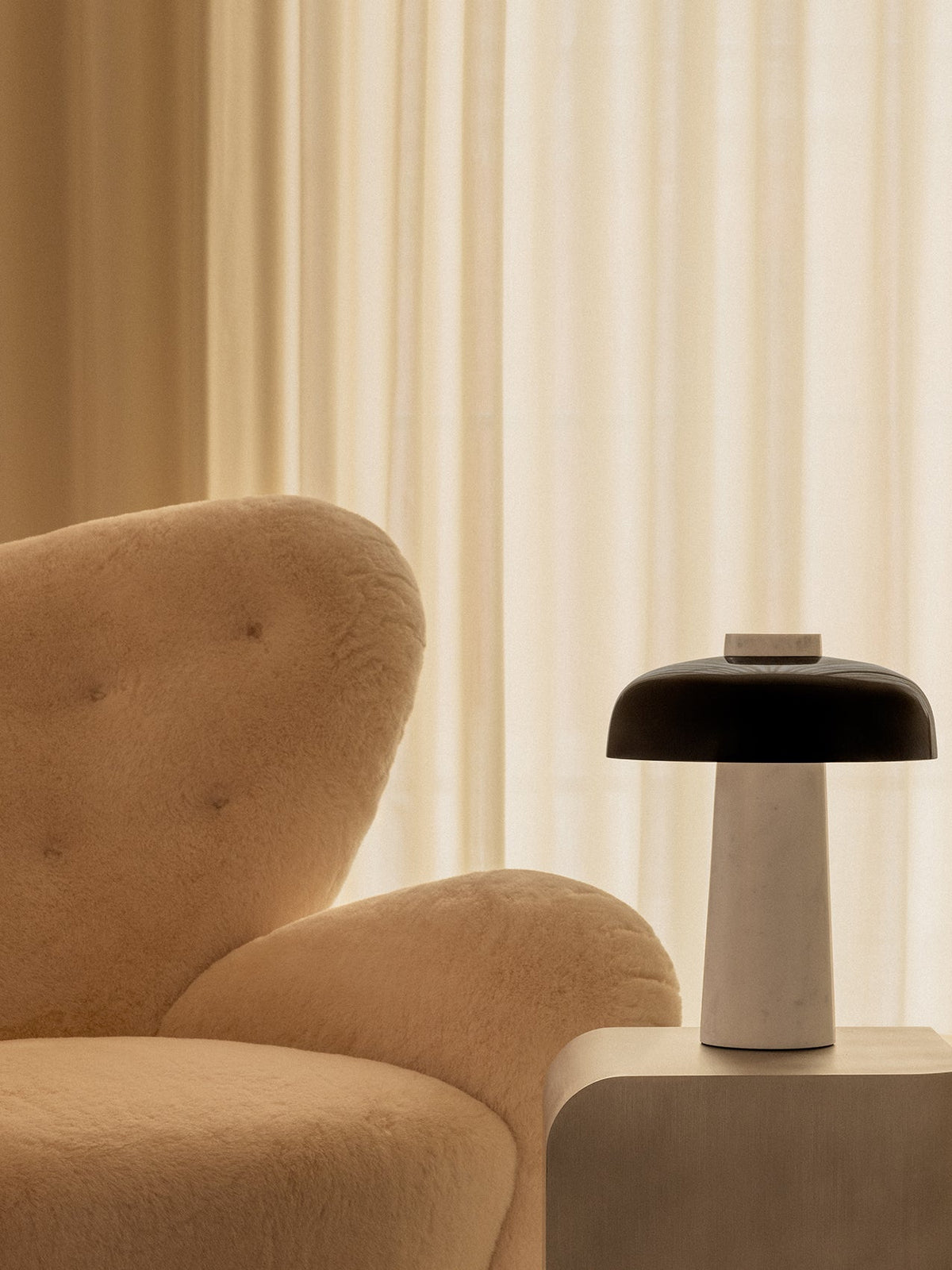 Carla Travertine Table Lamp - view 19