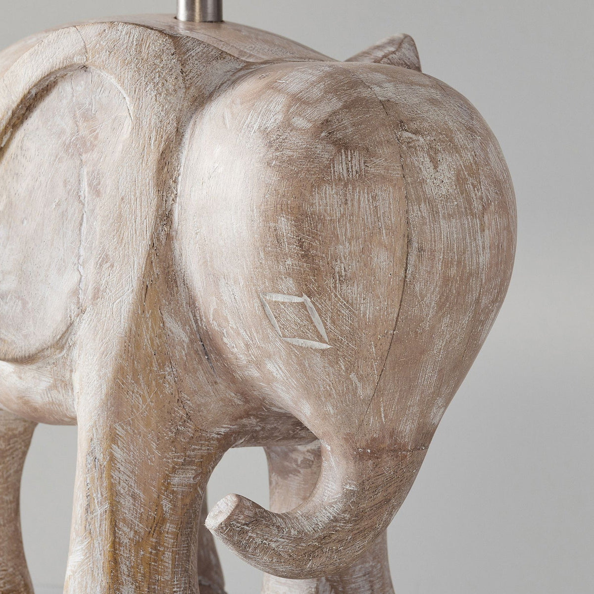 Carved Wood Animal Table Lamp - view 18