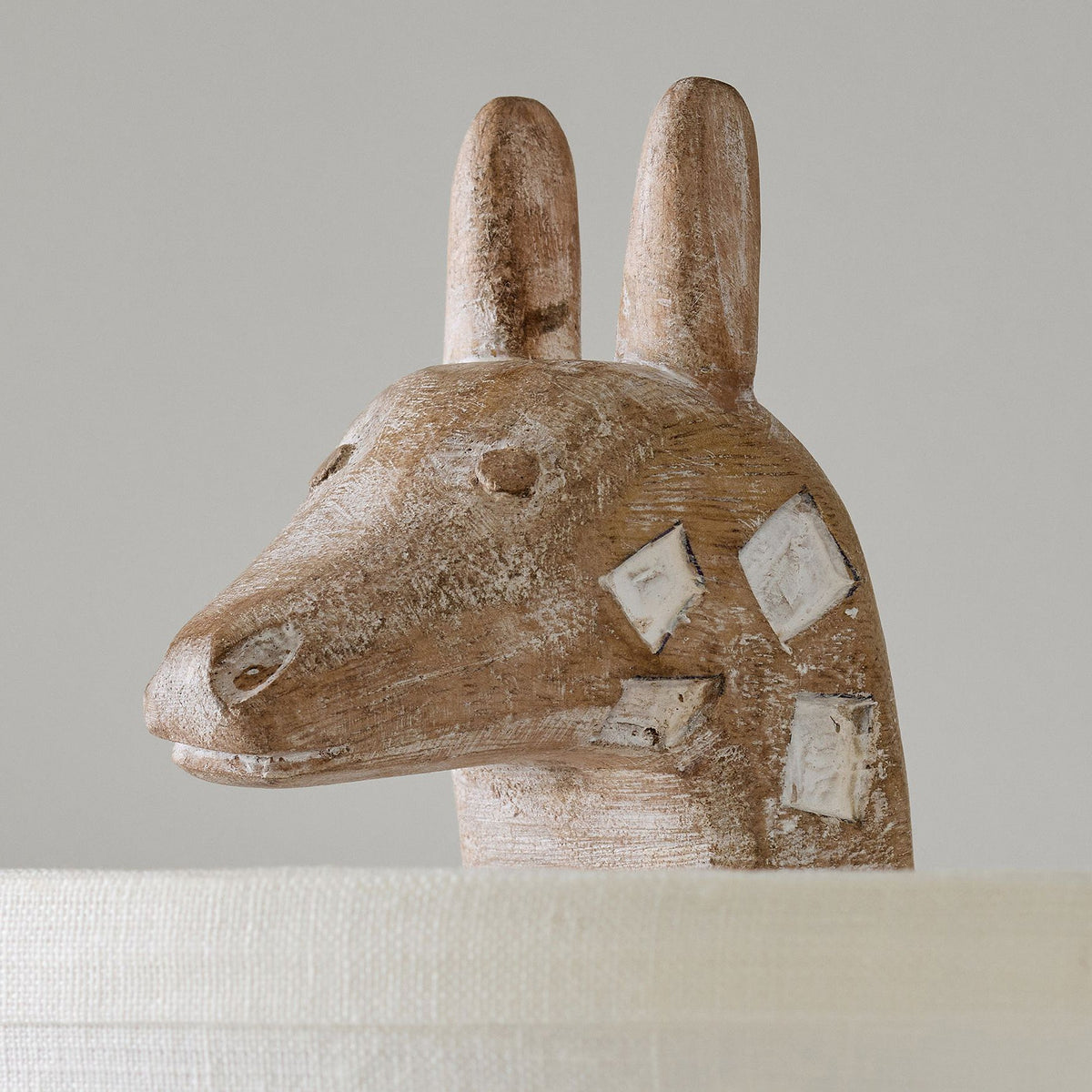Carved Wood Animal Table Lamp - view 20