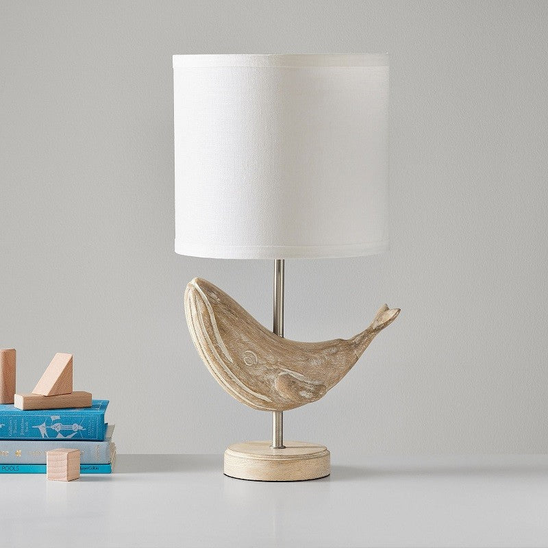 Carved Wood Animal Table Lamp - view 2